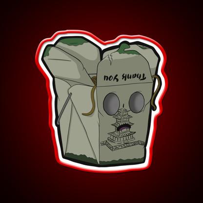 Zombie Take Out Led Neon Sign Chinese Food Rgb Color