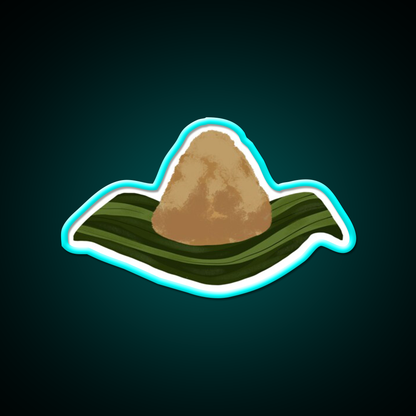 Zongzi Sticky Rice Led Neon Sign Chinese Food Rgb Color