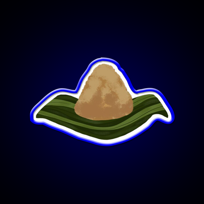 Zongzi Sticky Rice Led Neon Sign Chinese Food Rgb Color
