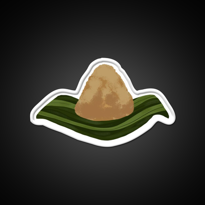 Zongzi Sticky Rice Led Neon Sign Chinese Food Rgb Color