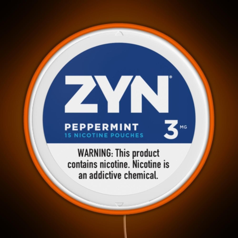 Zyn Peppermint 3mg Rgb Neon Sign - Shineneon