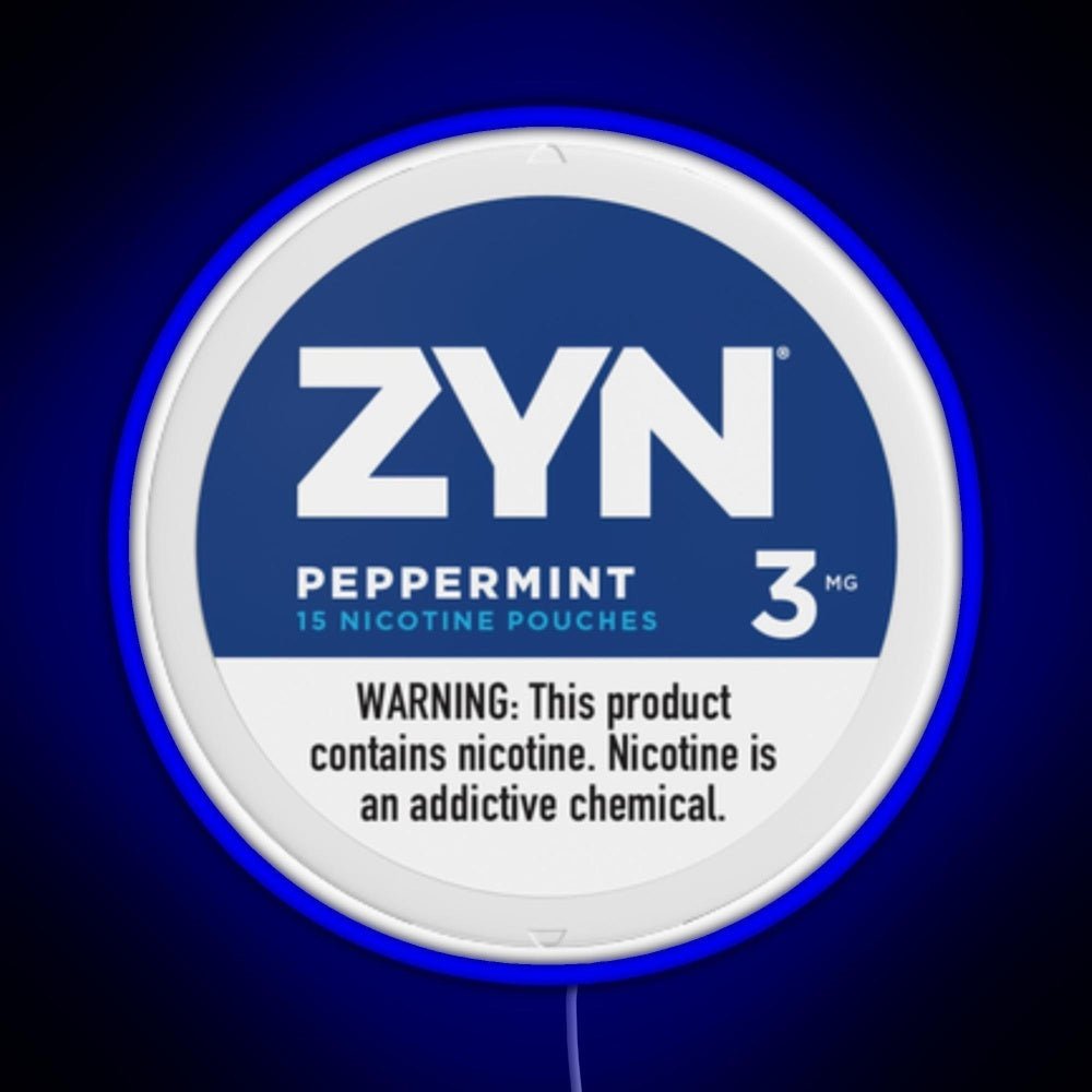 Zyn Peppermint 3mg Rgb Neon Sign - Shineneon
