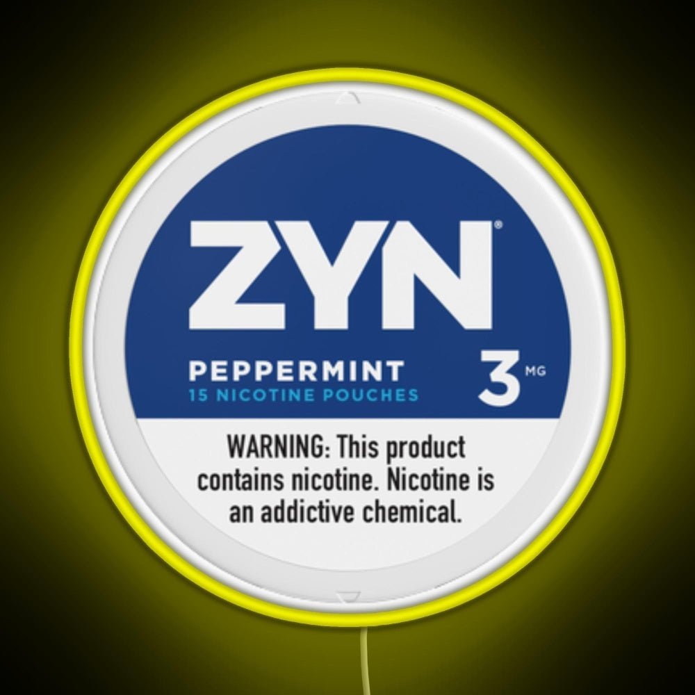 Zyn Peppermint 3mg Rgb Neon Sign - Shineneon
