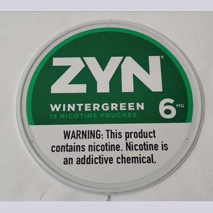 Zyn Wintergreen 6mg Rgb Neon Sign - Shineneon