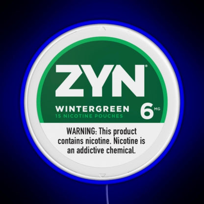 Zyn Wintergreen 6mg Rgb Neon Sign - Shineneon