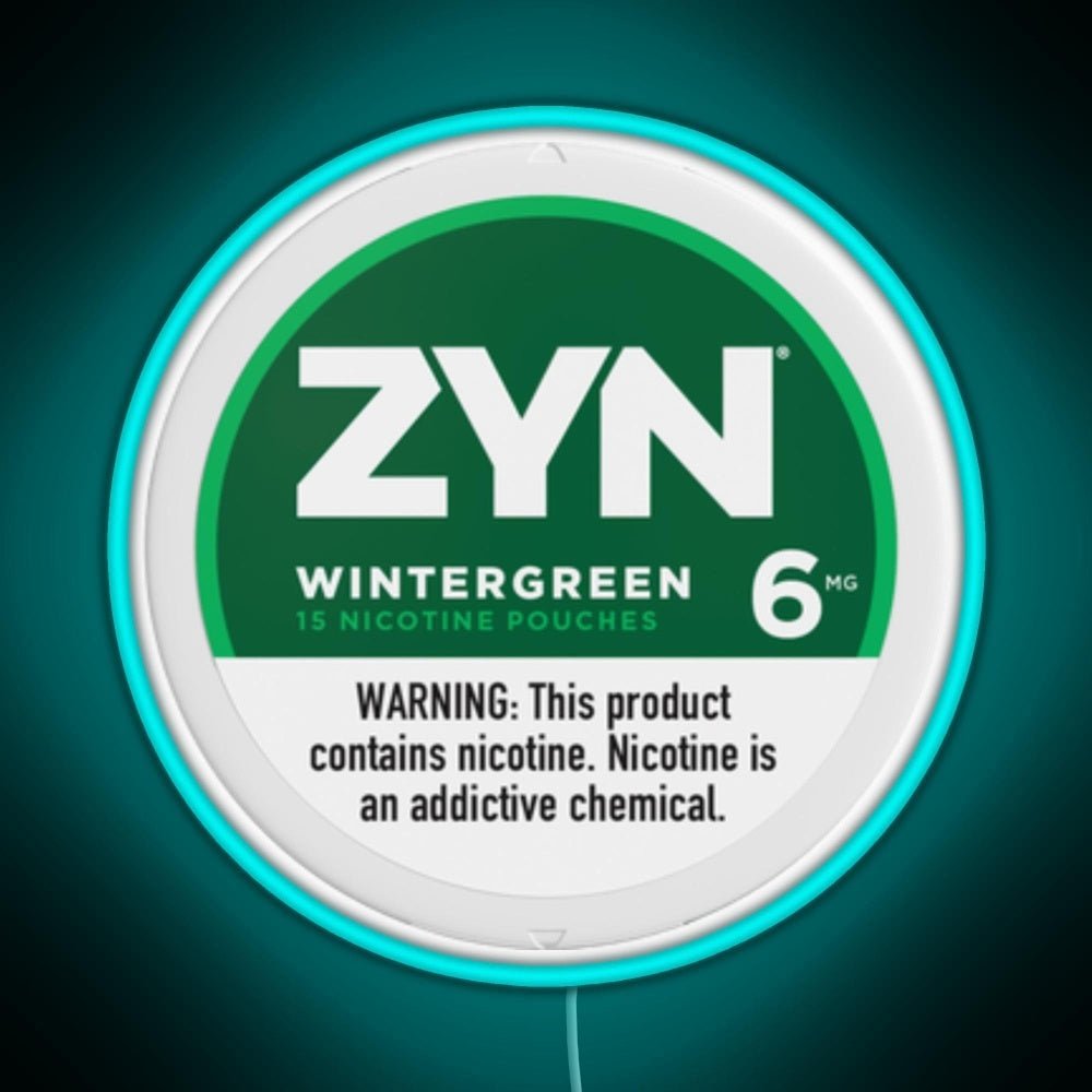 Zyn Wintergreen 6mg Rgb Neon Sign - Shineneon