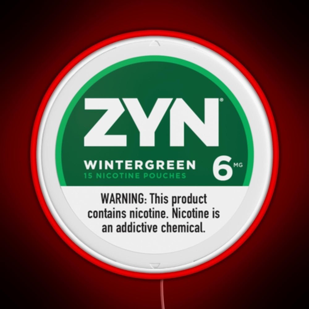 Zyn Wintergreen 6mg Rgb Neon Sign - Shineneon