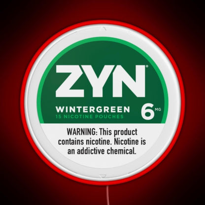 Zyn Wintergreen 6mg Rgb Neon Sign - Shineneon