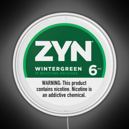 Zyn Wintergreen 6mg Rgb Neon Sign - Shineneon
