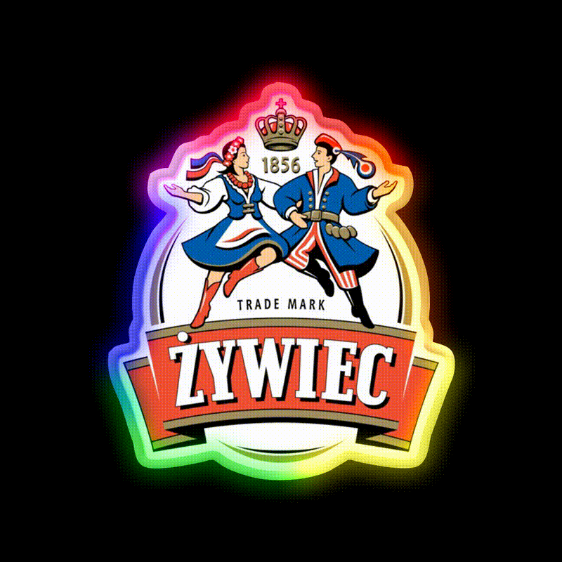 Zywiec Polska Beer Polish Beer Bar Decor Led Neon Sign Rgb Color
