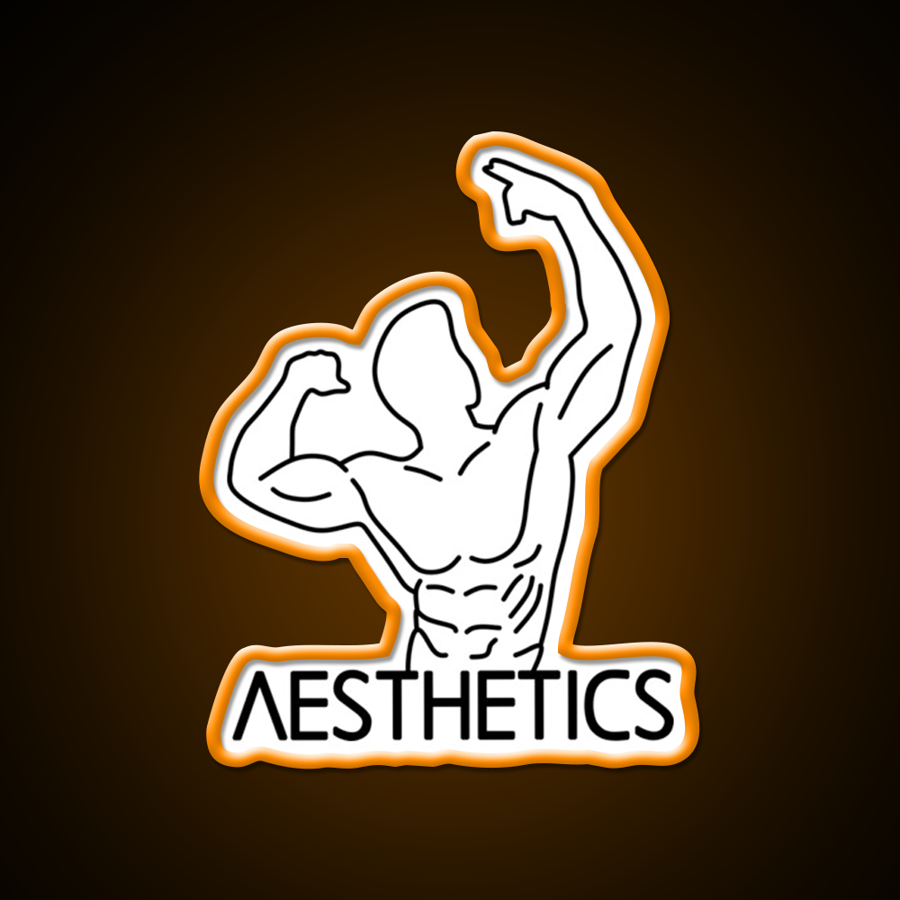 Zyzz Pose Fitness Aesthetics Zyzz Legacy Gym Fitness Led Neon Sign Rgb Color