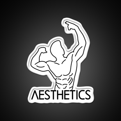 Zyzz Pose Fitness Aesthetics Zyzz Legacy Gym Fitness Led Neon Sign Rgb Color