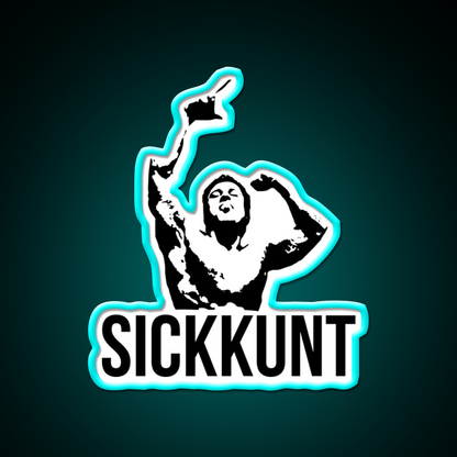 Zyzz Sickkunt Gym Bodybuilding Motivational Gym Fitness Led Neon Sign Rgb Color