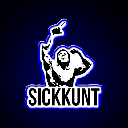 Zyzz Sickkunt Gym Bodybuilding Motivational Gym Fitness Led Neon Sign Rgb Color