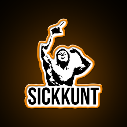 Zyzz Sickkunt Gym Bodybuilding Motivational Gym Fitness Led Neon Sign Rgb Color