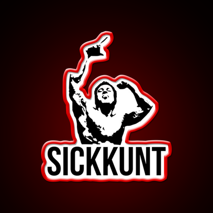 Zyzz Sickkunt Gym Bodybuilding Motivational Gym Fitness Led Neon Sign Rgb Color